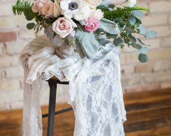 12 Lace Table Runners (Available in 2 colors & sizes)