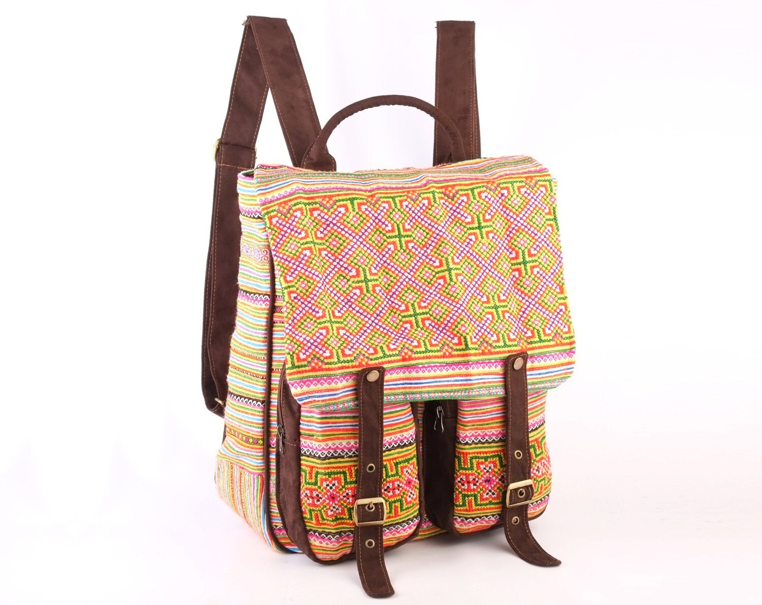 stitched backpack