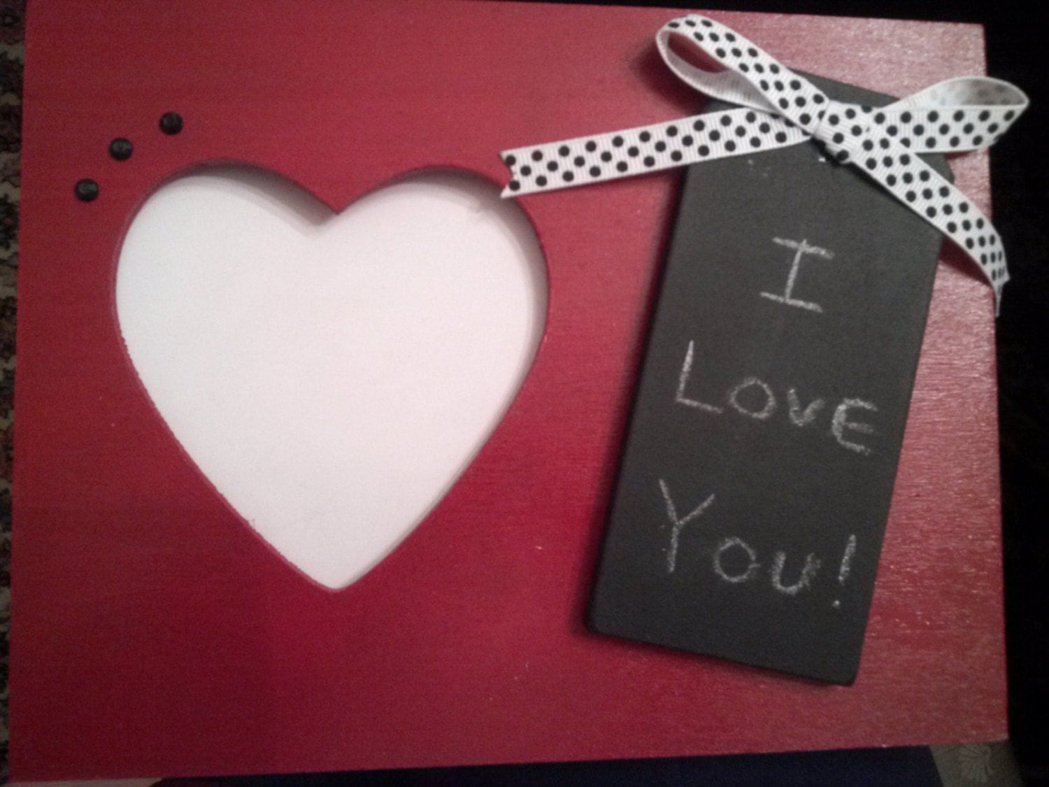Picture frame I Love You frame handpainted by CrocusRoadCrafts Picture frame I Love You frame handpainted by CrocusRoadCrafts