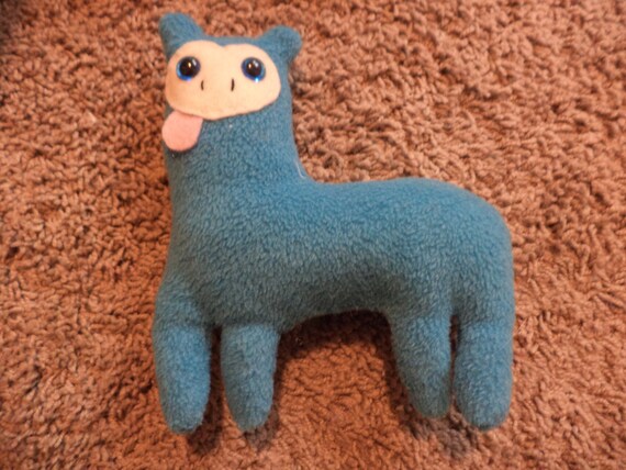 blue llama plush