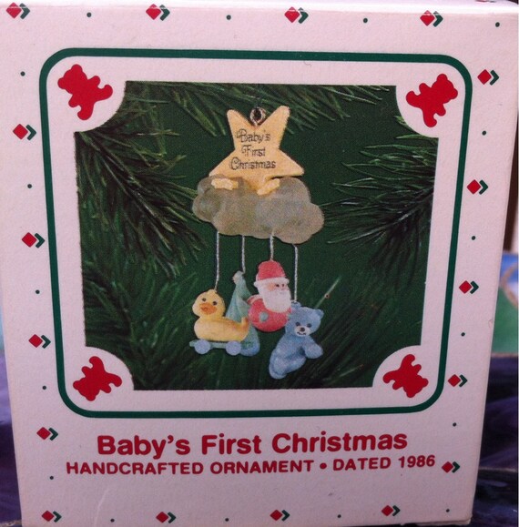 Hallmark collection babies first Christmas 1986 Christmas