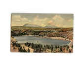 Monument Lake postcard, near Trinidad CO - Colorado souvenir