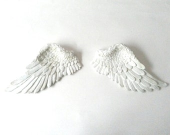 ... wings, angel wings ornament, white wings, white angel wings, French