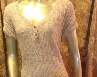 80s Vintage knit dress size 12/14 made by Castleberry