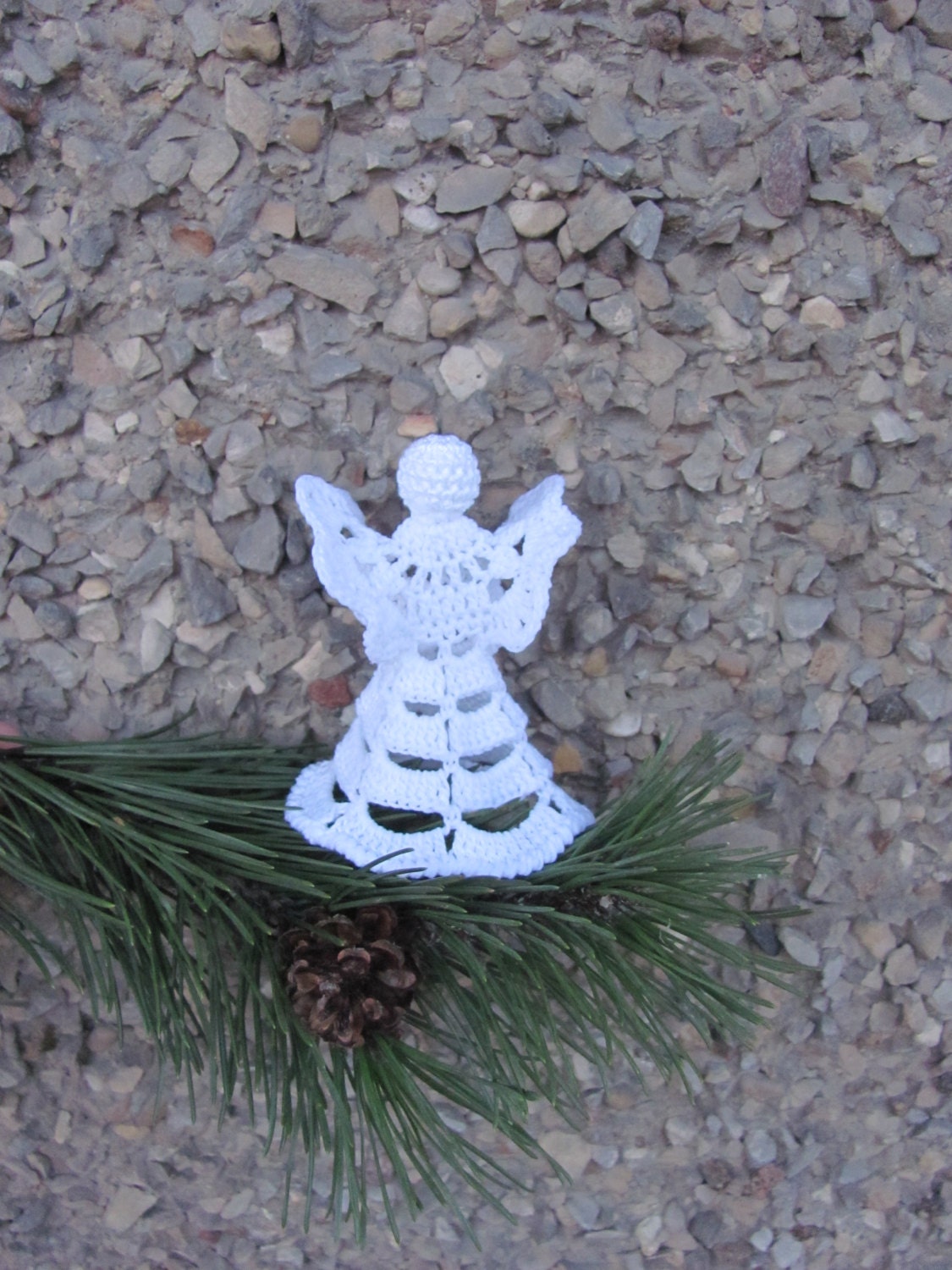 Crochet angel Christmas decoration A03