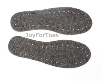 Soles for Crocheted Shoes for Slippers made from Sheet Felt