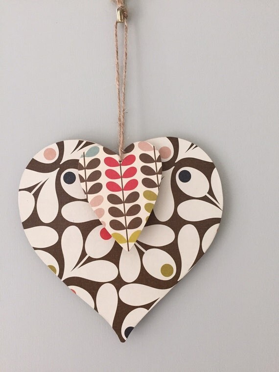Heart shaped wooden wall hanging chalk board by Handmadebyrachel71
