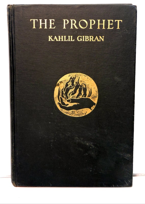 Vintage Book The Prophet by Kahlil Gibran by Mainetrader 