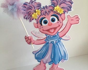 Abby Cadabby / Sesame Street Centerpiece / Table Decor / Birthday Party