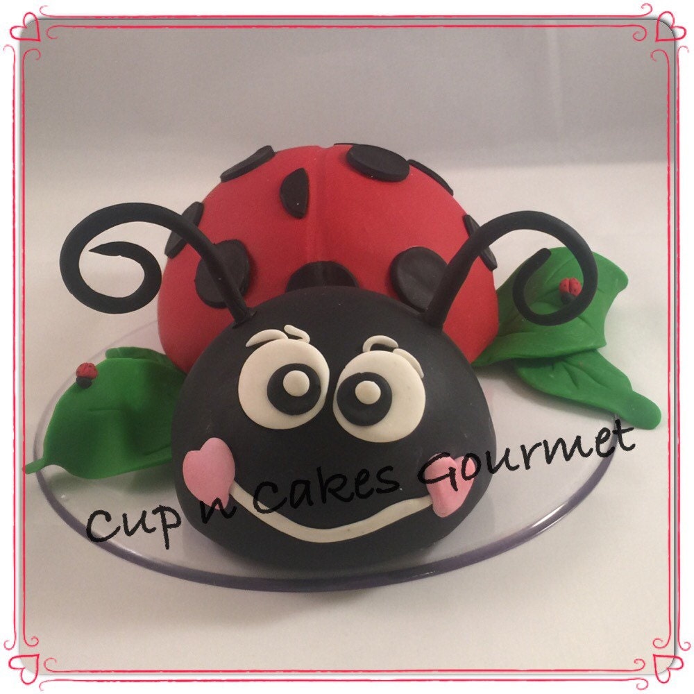 Lady Bug Cake Topper