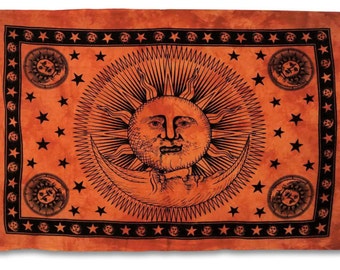 Popular items for orange tapestry on Etsy