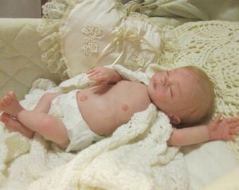 Custom Match Hand-painted tummy belly plate or back plate for reborn doll