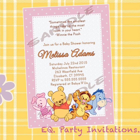 Baby Shower Invitations Winnie The Pooh Free 10