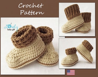 Crochet Baby Booties Pattern, Crochet Booties Pattern, Baby Booties, Shoes Crochet Pattern, CP-205
