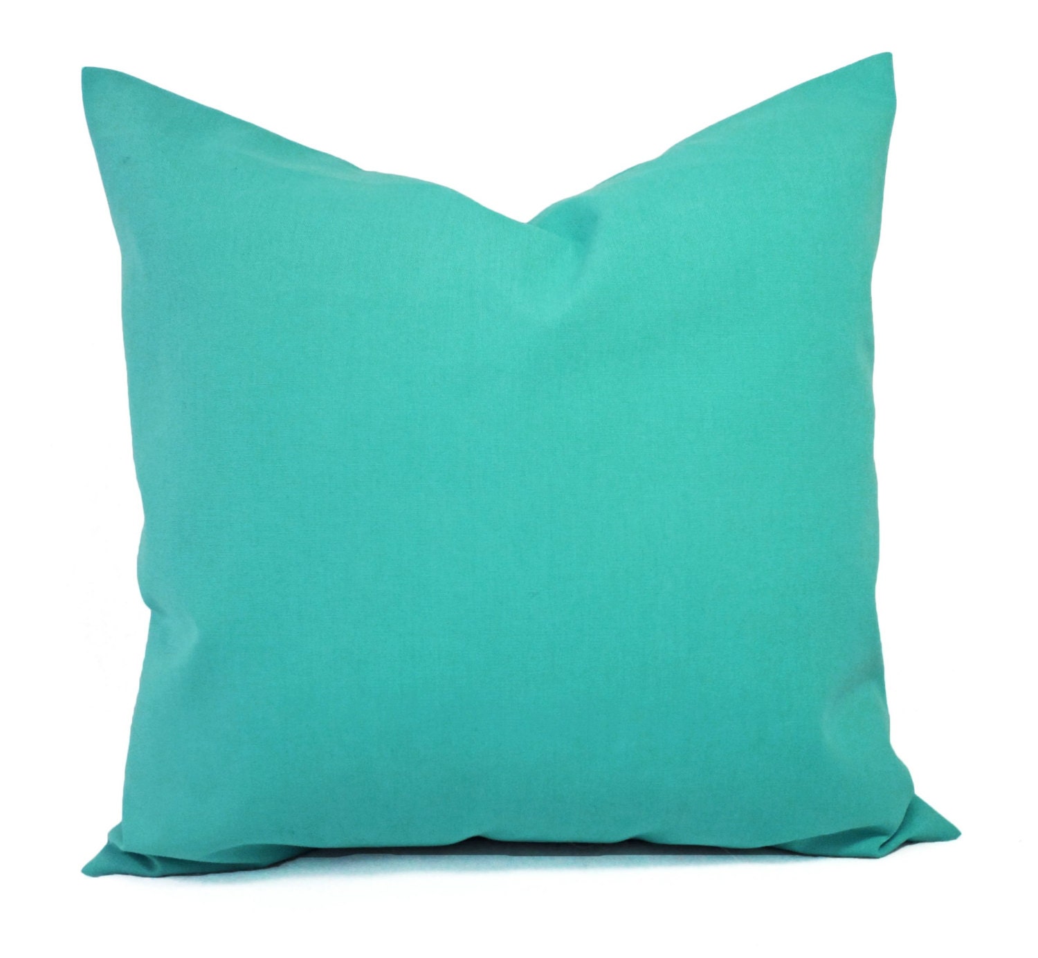 Two Indoor Outdoor Pillow Covers Solid Green By Castawaycovedecor