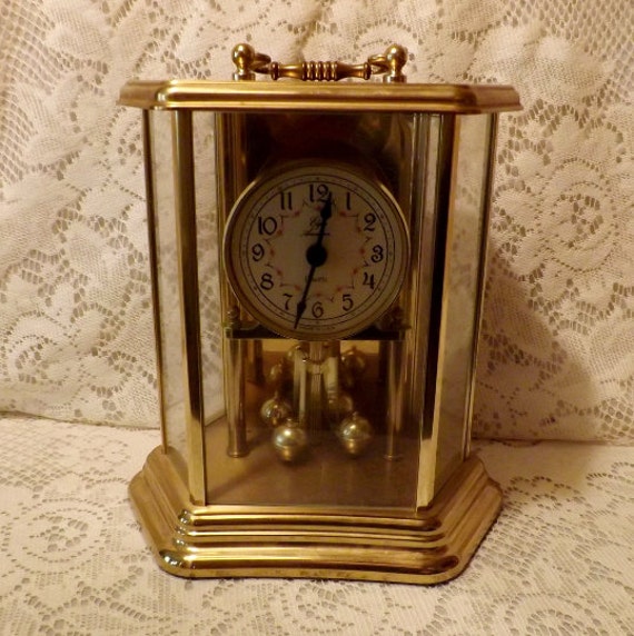 Elgin 400 Day Brass Anniversary Carriage by BlackwolfAntiques