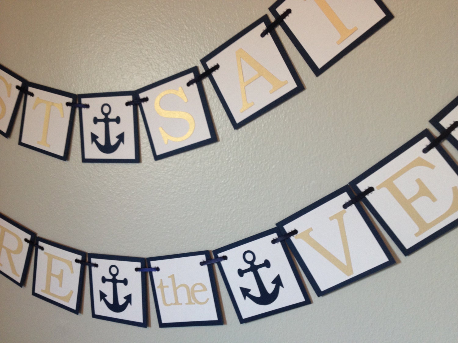 Last Sail before the Veil Bachelorette Banner Nautical Navy