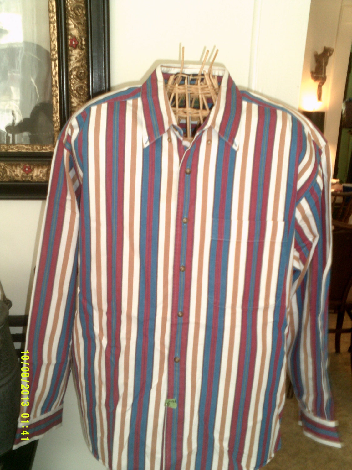 Mens Vintage Colours by Alexander Julian Cotton Striped