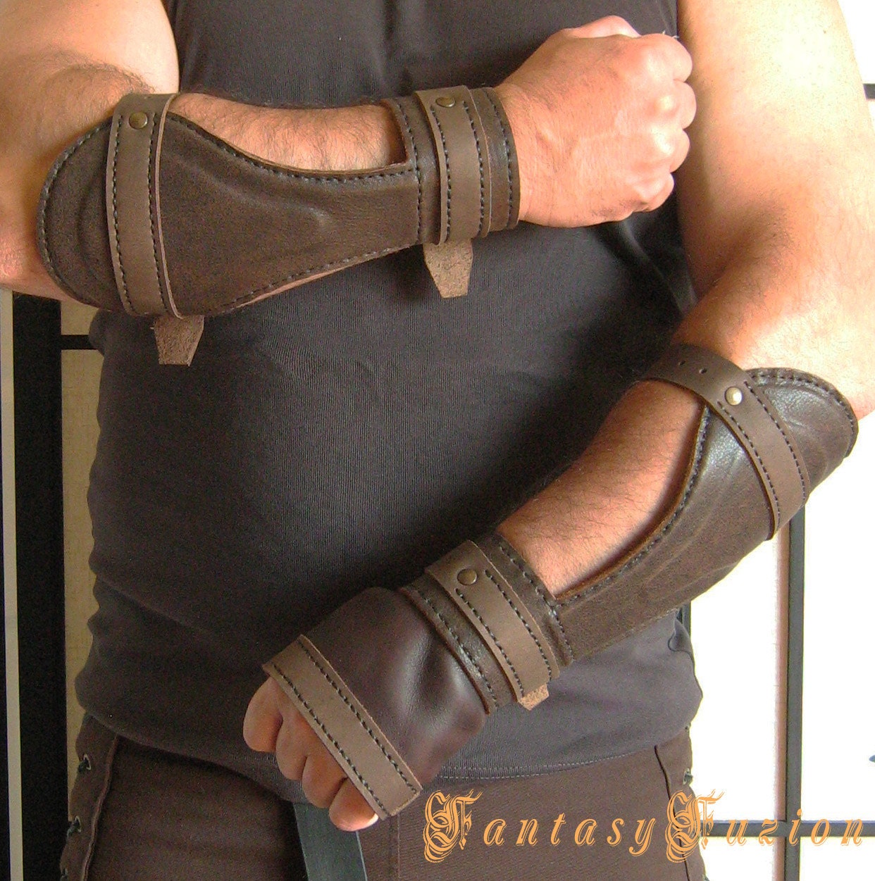 Medieval Cosplay Riddick Forearm Warrior Armor Gladiator