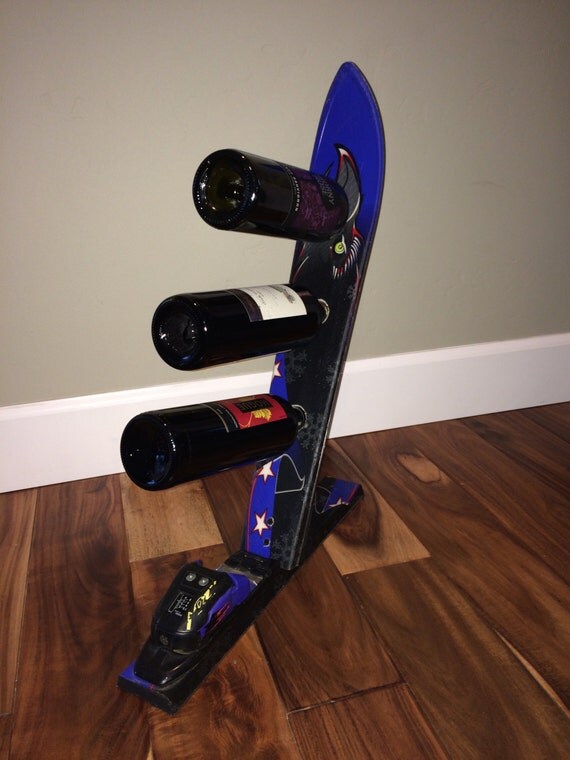 Ski Wine Rack 3 Bottles