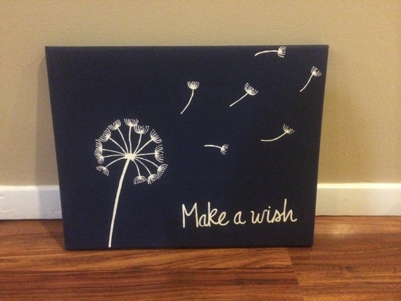 Make a Wish Dandelion Painting