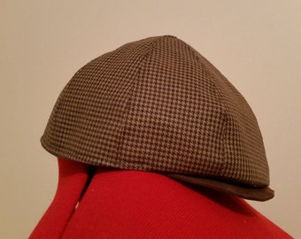 Newsboy cap, wool blend, large