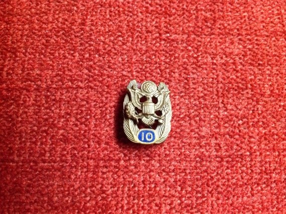 Us Army Civilian 10 Year Anniversary Lapel Pin By Trenchlinebooks