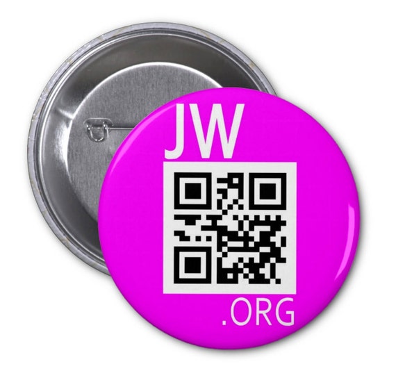 JW.ORG QR code Pinback Buttons or Fridge Magnets or Pocket Mirrors your ...