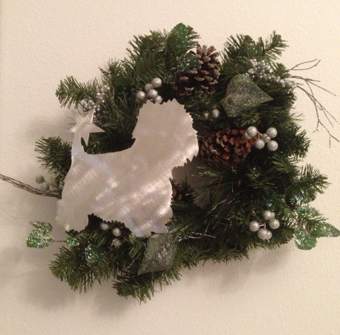west highland terrier westie dog christmas tree topper west highland terrier westie dog christmas tree topper