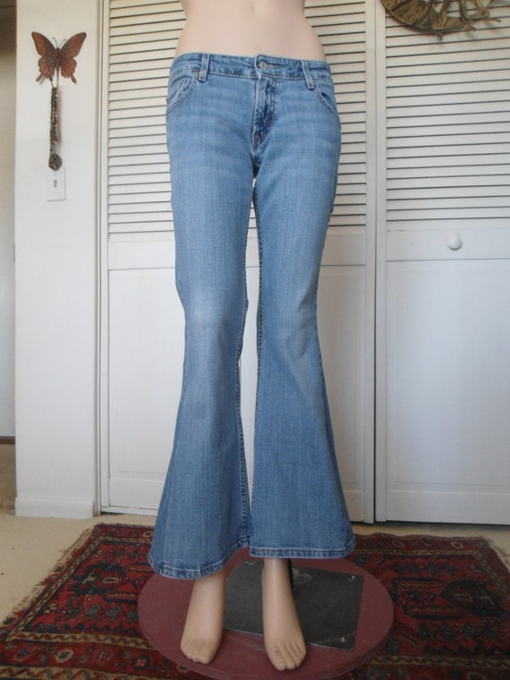 Hippie Hip Hugger Elephant Bell Bottom Hippie Jeans Boho