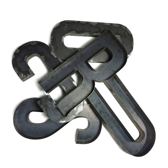 Decorative iron letter customizable