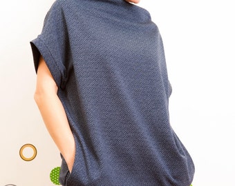 Loose Casual Tunic/Oversize Tunic/Boho Top/Plus Size Tunic