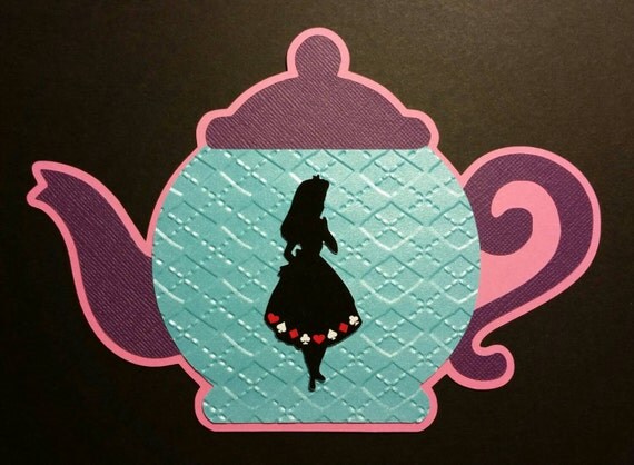 Teapot Invitation for an Alice in Wonderland Tea Party