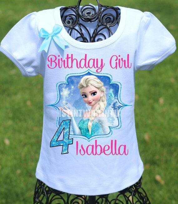 frozen 4 birthday shirt