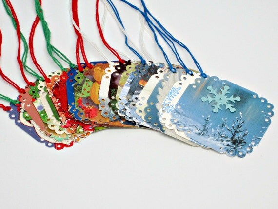 christmas gift tags recycled christmas cards re purposed christmas gift tags recycled christmas cards re purposed