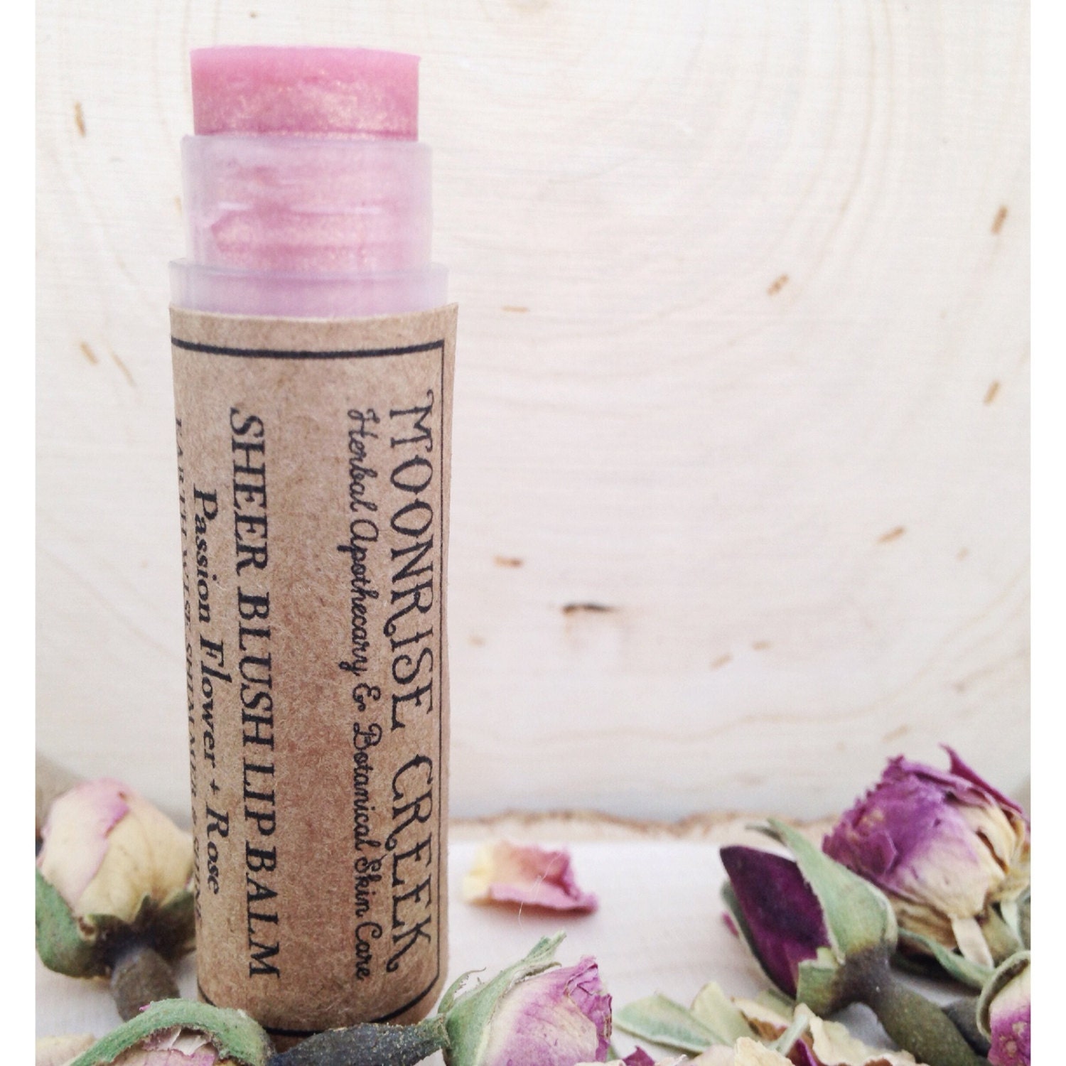 Sheer Blush Tinted Lip Balm Passionfruit Rose Earth Wise 5922