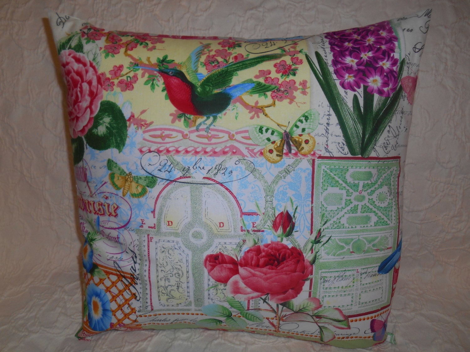 P026 NEW Novelty Pillow 18 x 18 Spring by NoveltyPillows4All