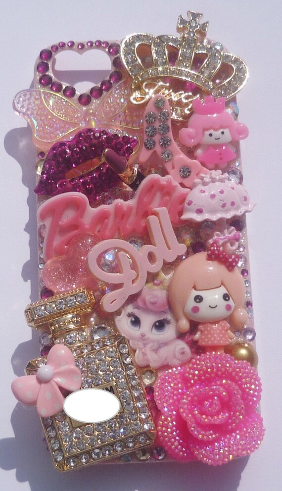 in the style of barbie clustared phone by BlingBlingBySharynxx