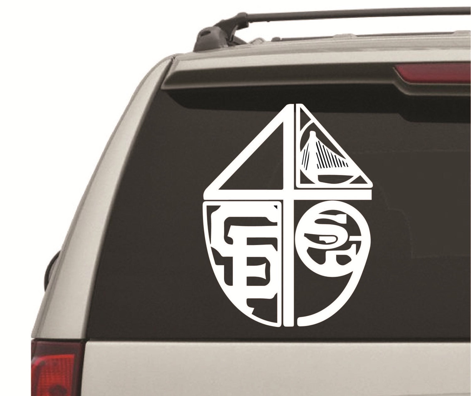 BAY AREA Sports Team Mashup Decal SF 49ers Giants by ShirtSavvy