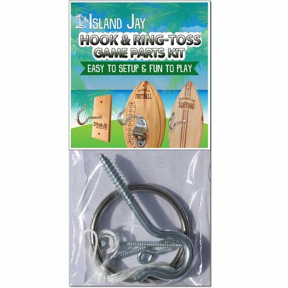 Hooked on Fishing Hook & Ring Toss Game Great for the Tiki or