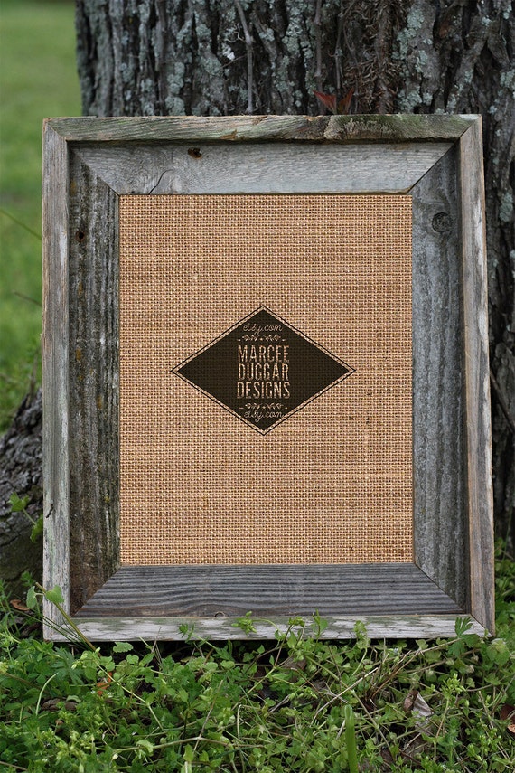 ADD A FRAME 8x10 Barn Wood Frame by MarceeDuggarDesigns on Etsy