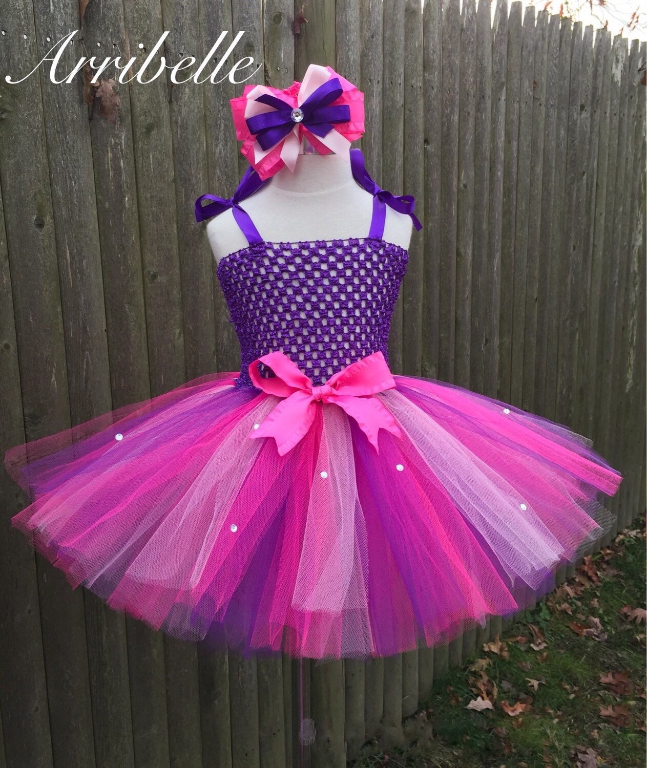 Pink and Purple Tutu Dress