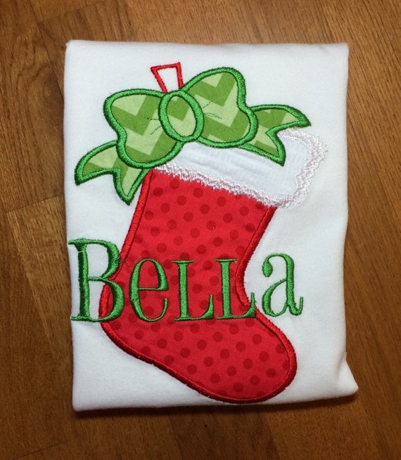 christmas stocking shirt