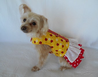 Ladybug Dog Dress