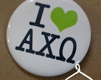 Alpha Chi Omega New York Button or Magnet