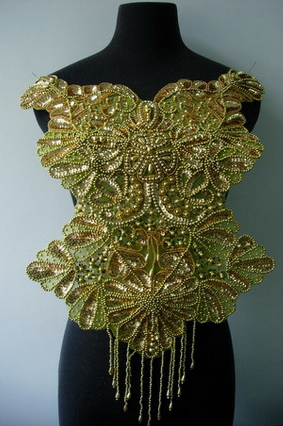 sequin bodice