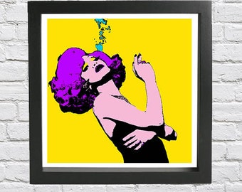 Jinkx Monsoon. Drag Race/Warhol inspired giclee art print