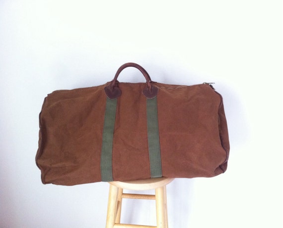 ll bean leather duffel