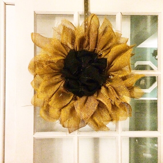 Items similar to 20" Sunflower Wreath on Etsy
