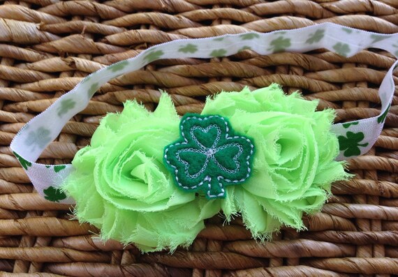 newborn st patricks day headband